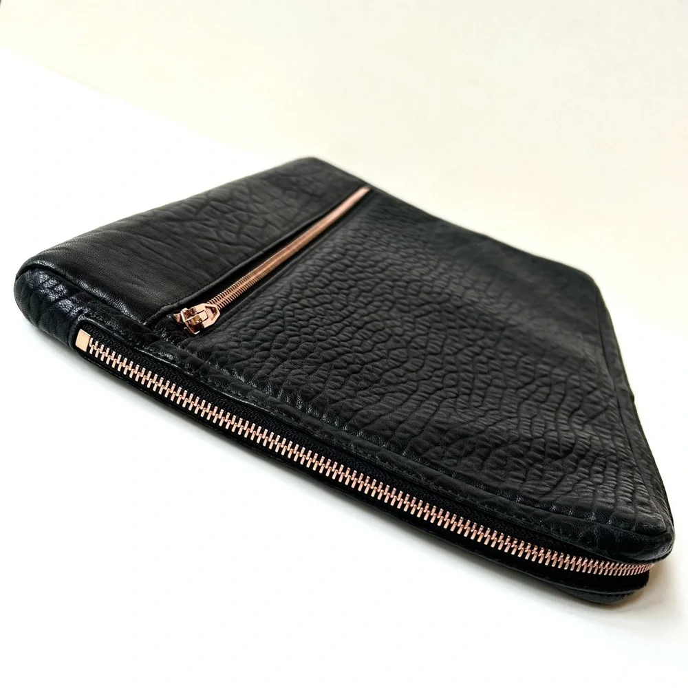 Alexander Wang Elegant Black Leather Men's/Unisex Laptop Bag Excellent Condition